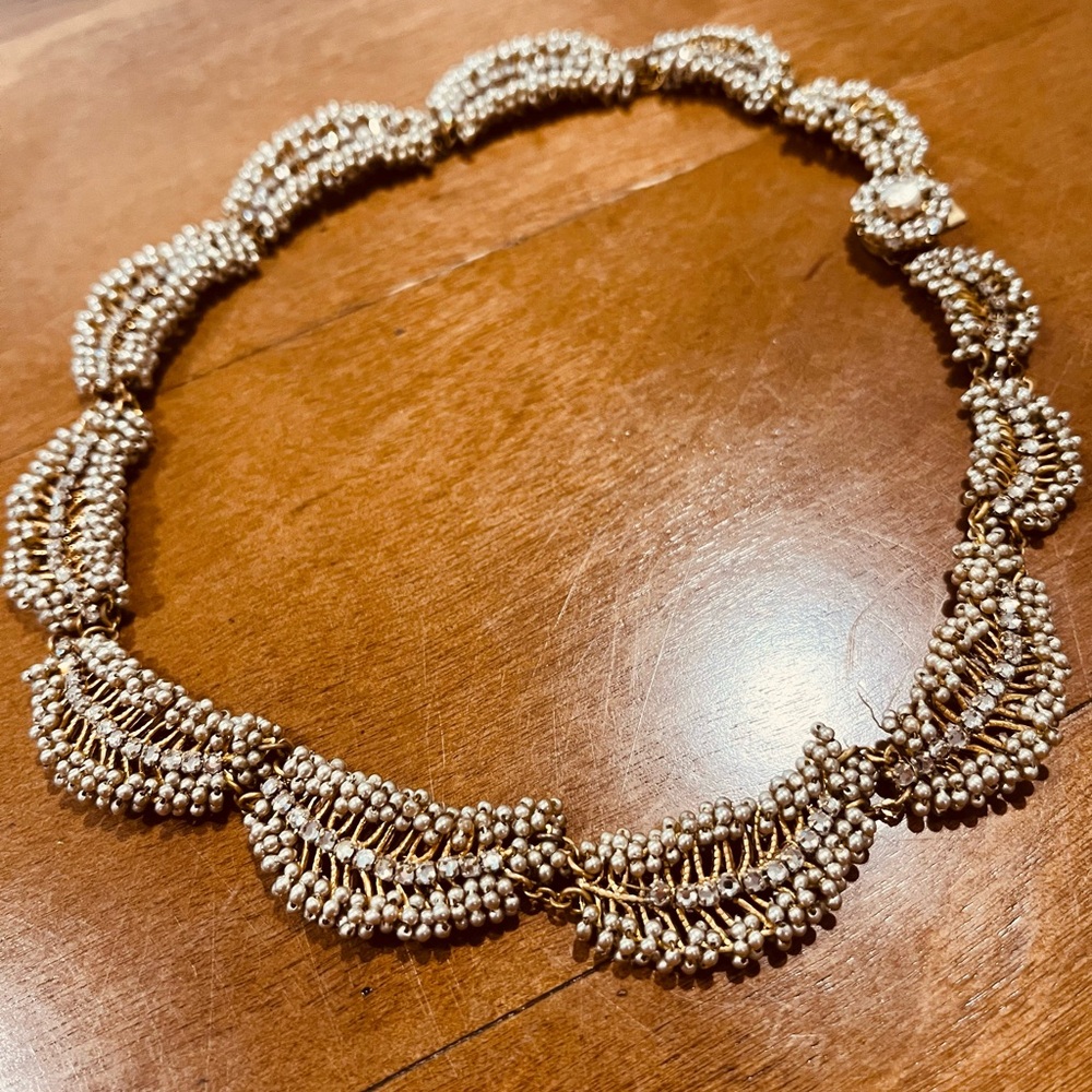 Miriam Haskell Braided Faux-Pearl Necklaces